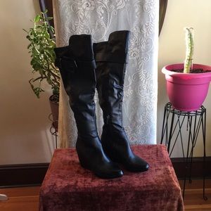 Bandolino Black Over The Knee Boots